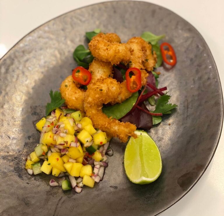 thai coconut chilli prawns