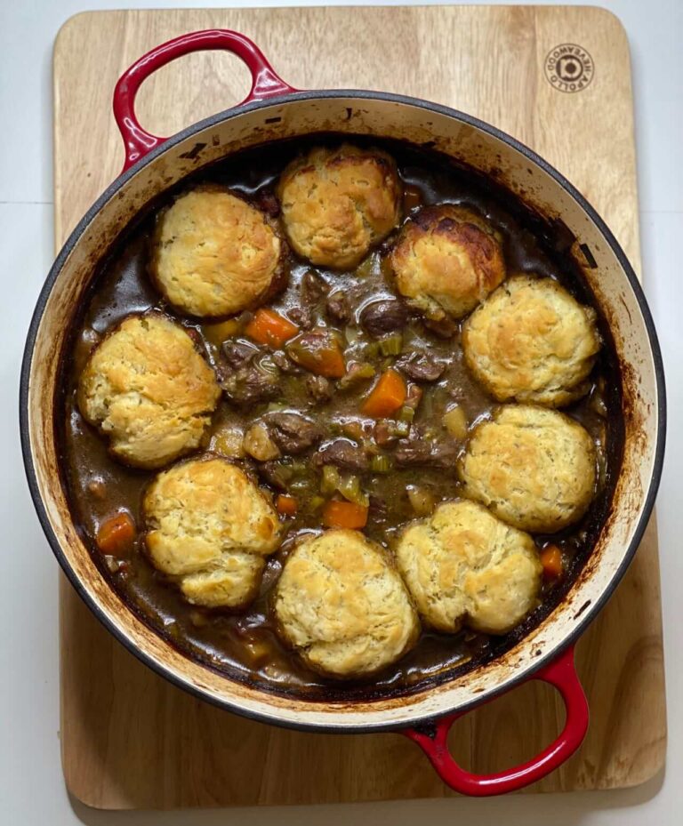 beef stew and dumplings