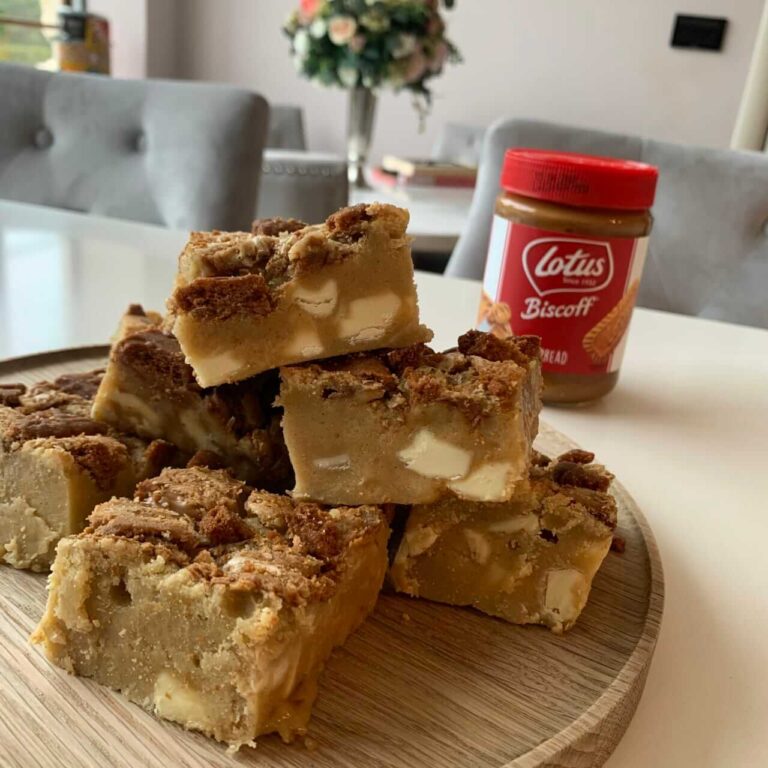 biscoff blondies
