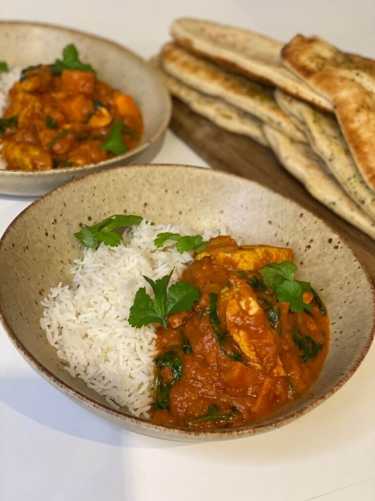 chicken and sweet potato curry