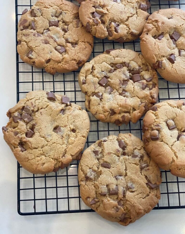 Chunky chocolate chip cookies