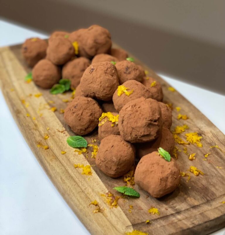 chocolate orange truffles