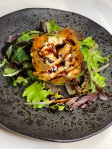 goats cheese filo pastry