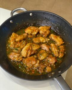 honey garlic chicken