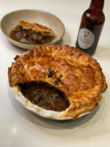 steak and guinness pie