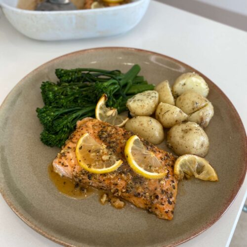 Honey Garlic Baked Salmon - Chef Jon Watts