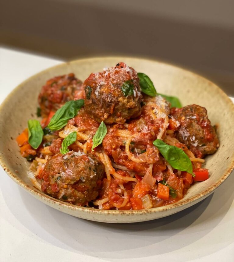 spaghetti and meatballs