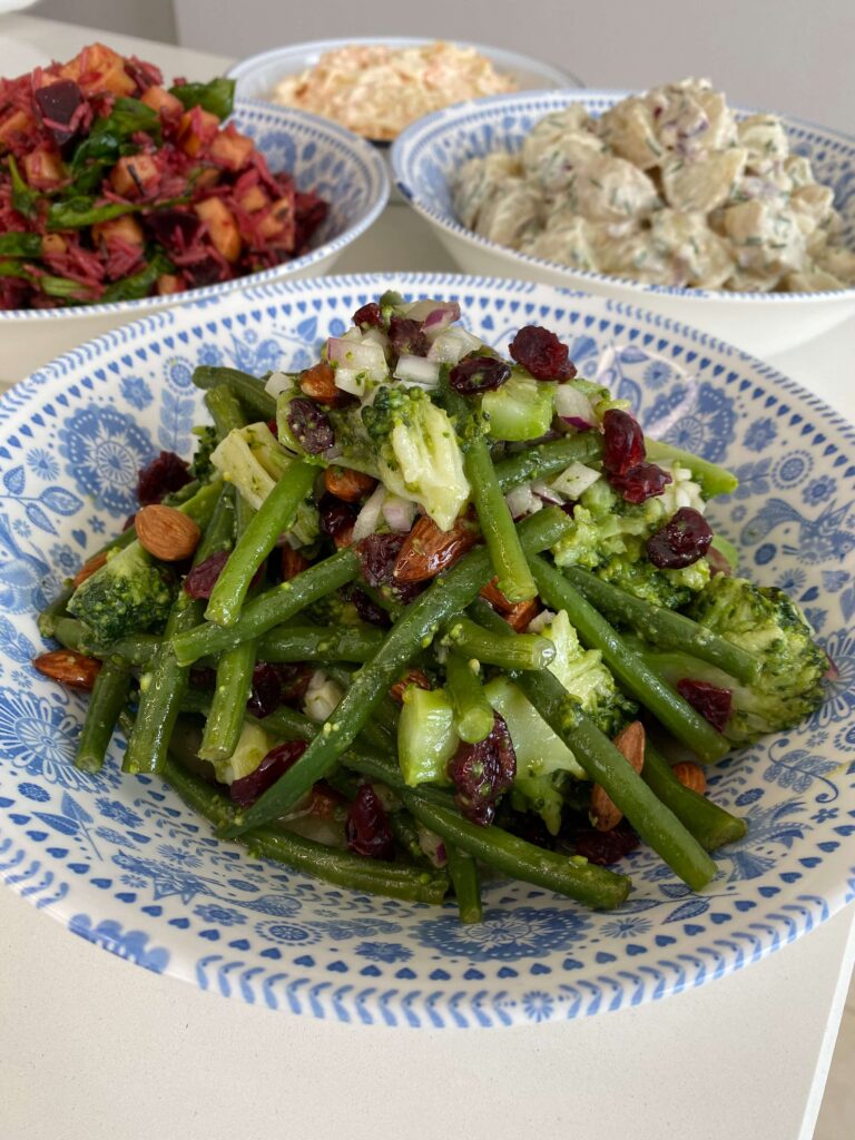 broccoli and green bean salad