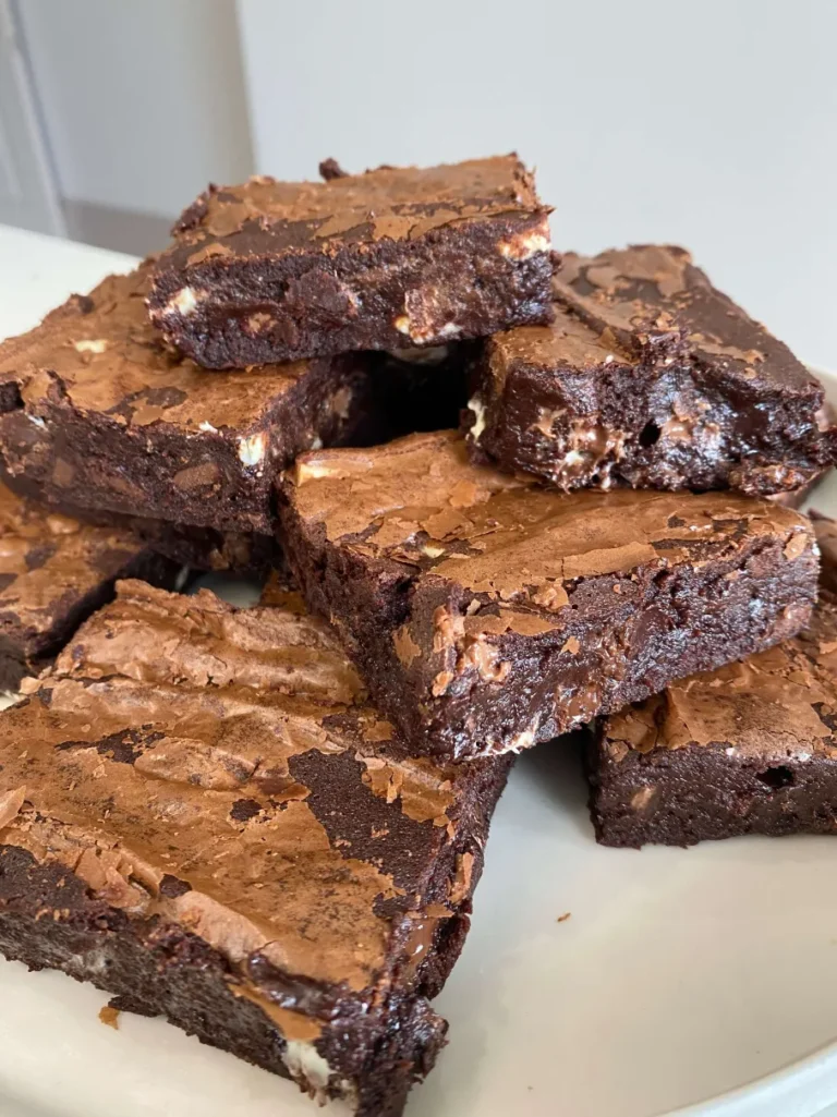 triple chocolate brownies
