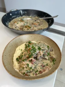 Chicken fricassee