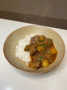 Beef and potato curry