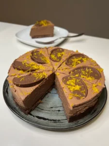 chocolate orange cheesecake
