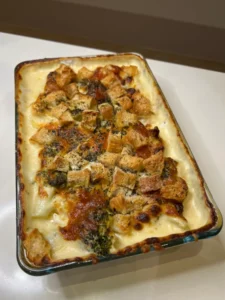 broccoli and cauliflower cheese