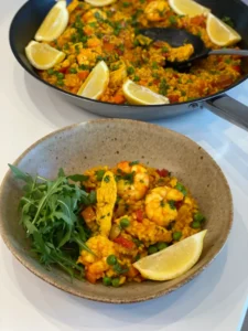 chicken and chorizo paella