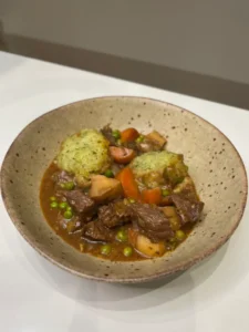 slow cooker beef stew with dumplings
