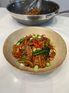 chicken noodle stir fry