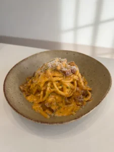 Chorizo carbonara