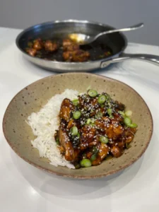 sticky korean chicken