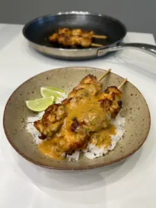 thai style chicken satay