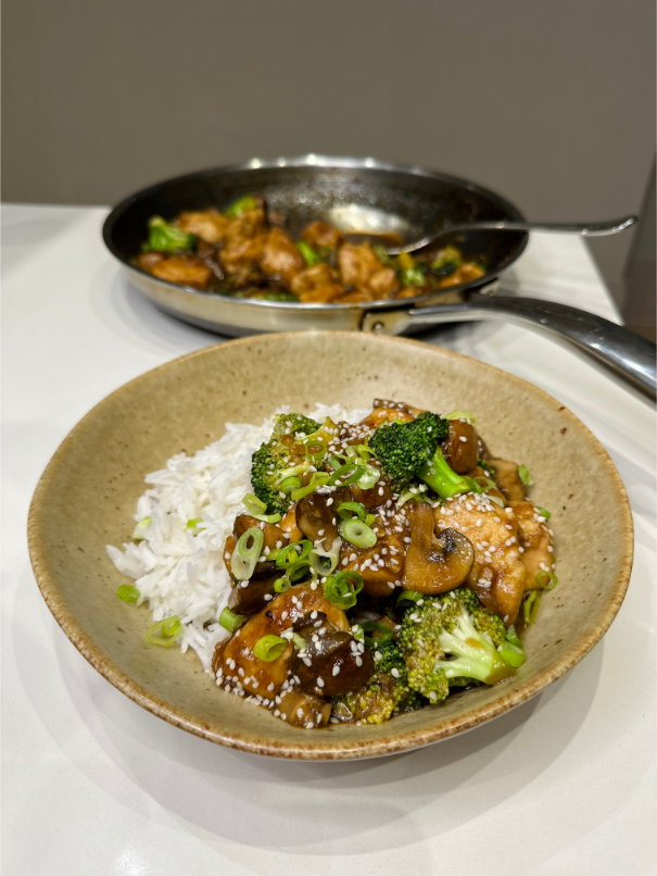 chicken and broccoli stir fry