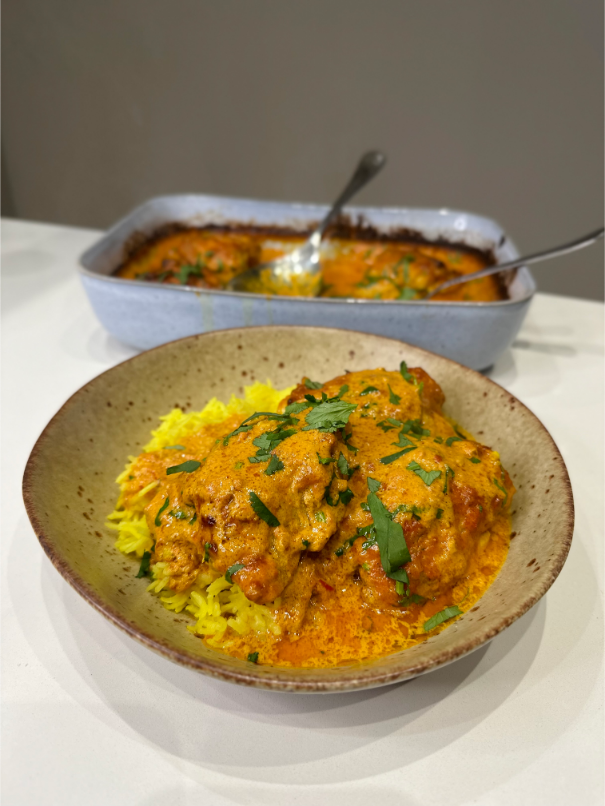 one pan baked butter chicken