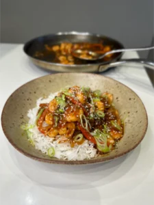 firecracker prawn stir fry