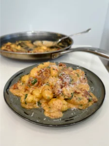 creamy sun dried tomato gnocchi
