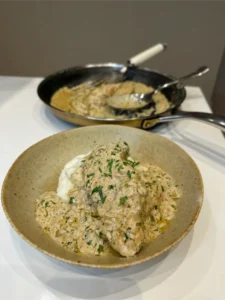 creamy boursin chicken