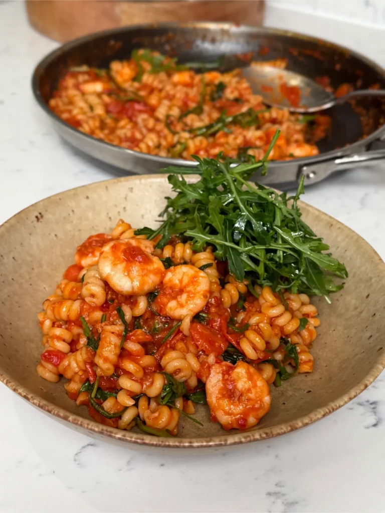 'nduja prawn pasta
