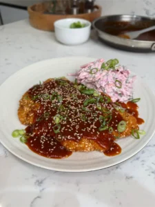 crispy sesame chicken schnitzel
