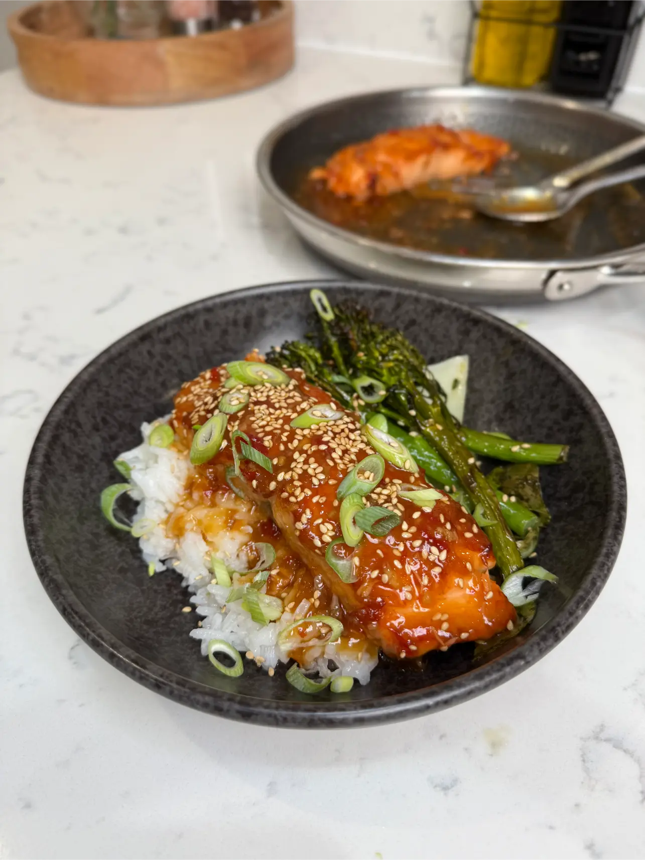 sweet chilli salmon