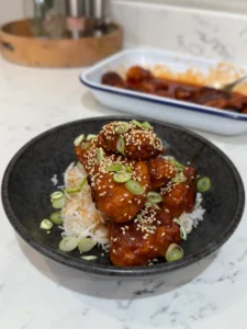 hot honey crispy chicken bites
