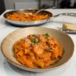 tomato mascarpone prawn pasta