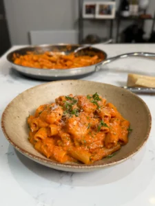 tomato mascarpone prawn pasta
