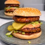 sticky turkey smash burgers