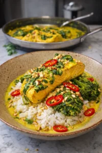 thai style salmon curry