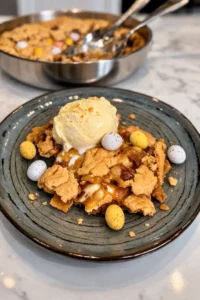 gooey mini egg giant cookie