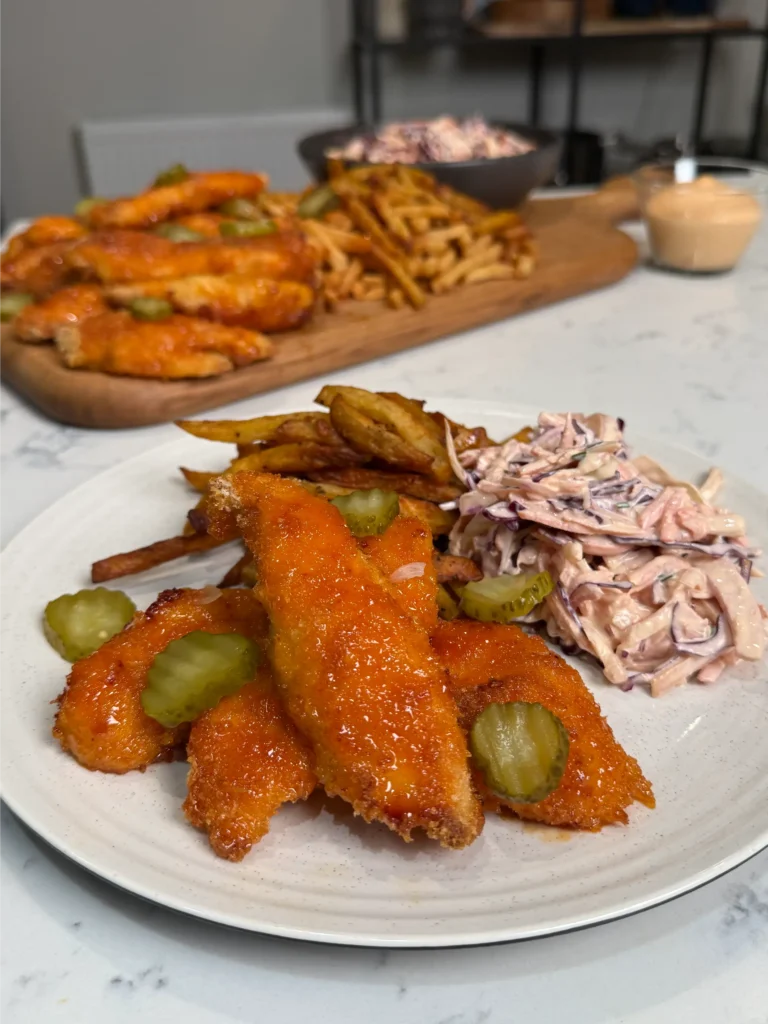 crispy baked hot honey chicken