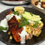 cajun salmon rice bowl