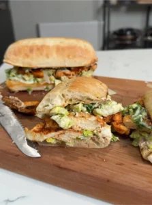 chicken caesar sandwich