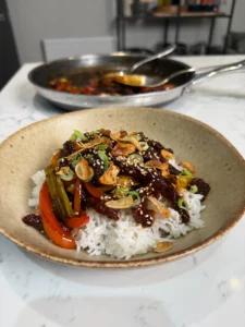 crispy garlic beef