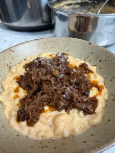 beef short rib mac and cheese